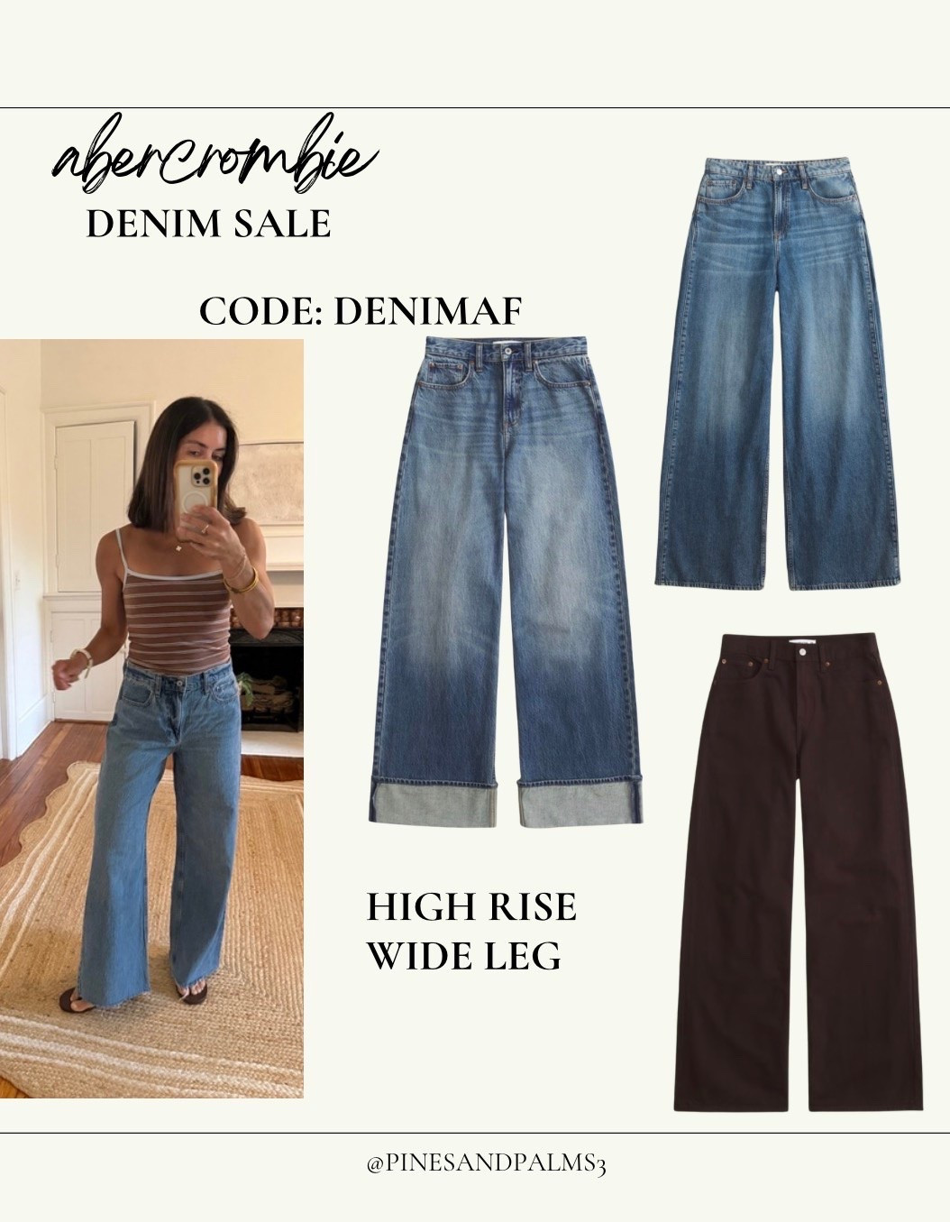 Use code denimaf to stack for additional 15% off already on sale denim

#LTKootd