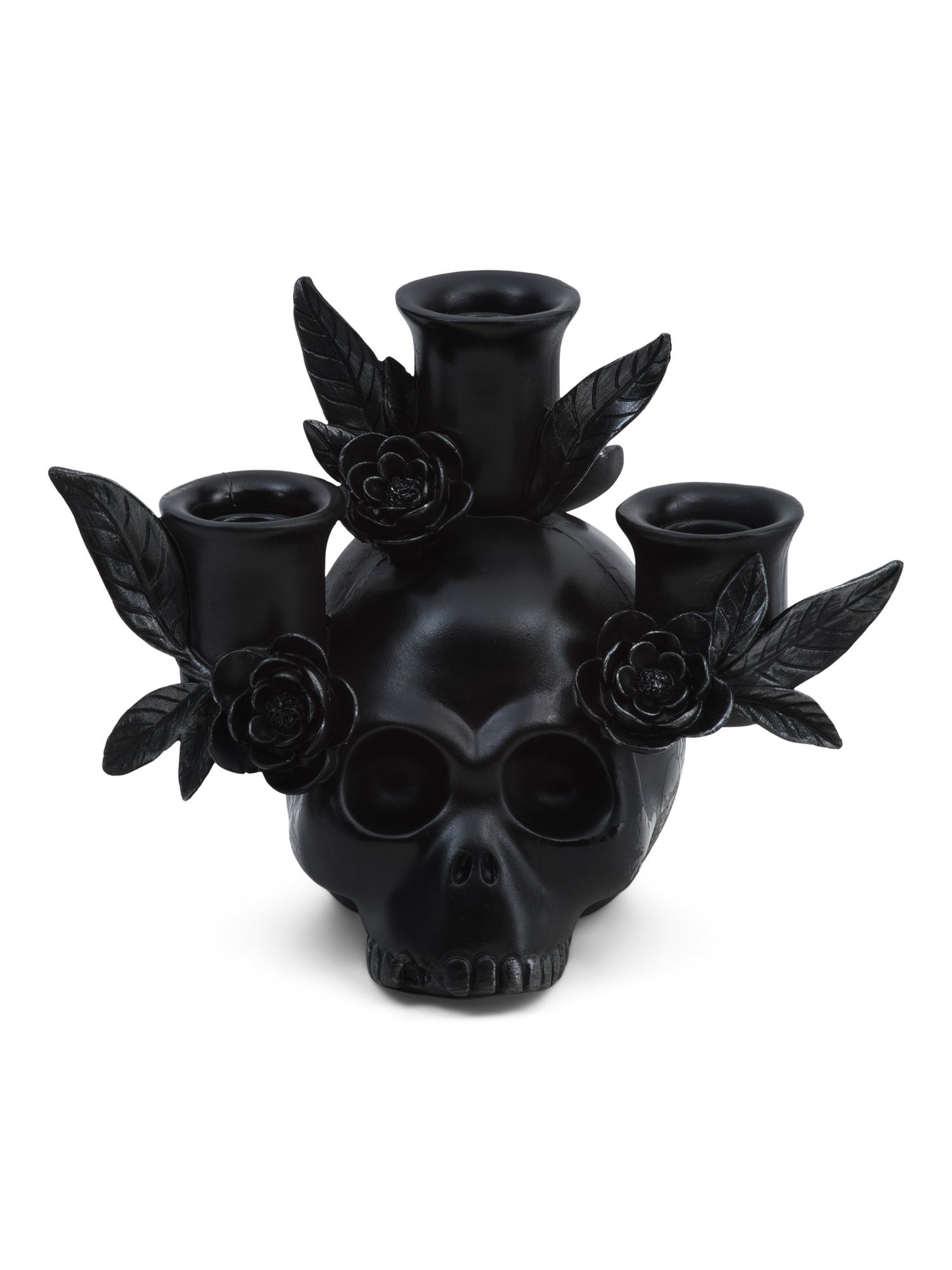 9in Skull Candle Holder | TJ Maxx