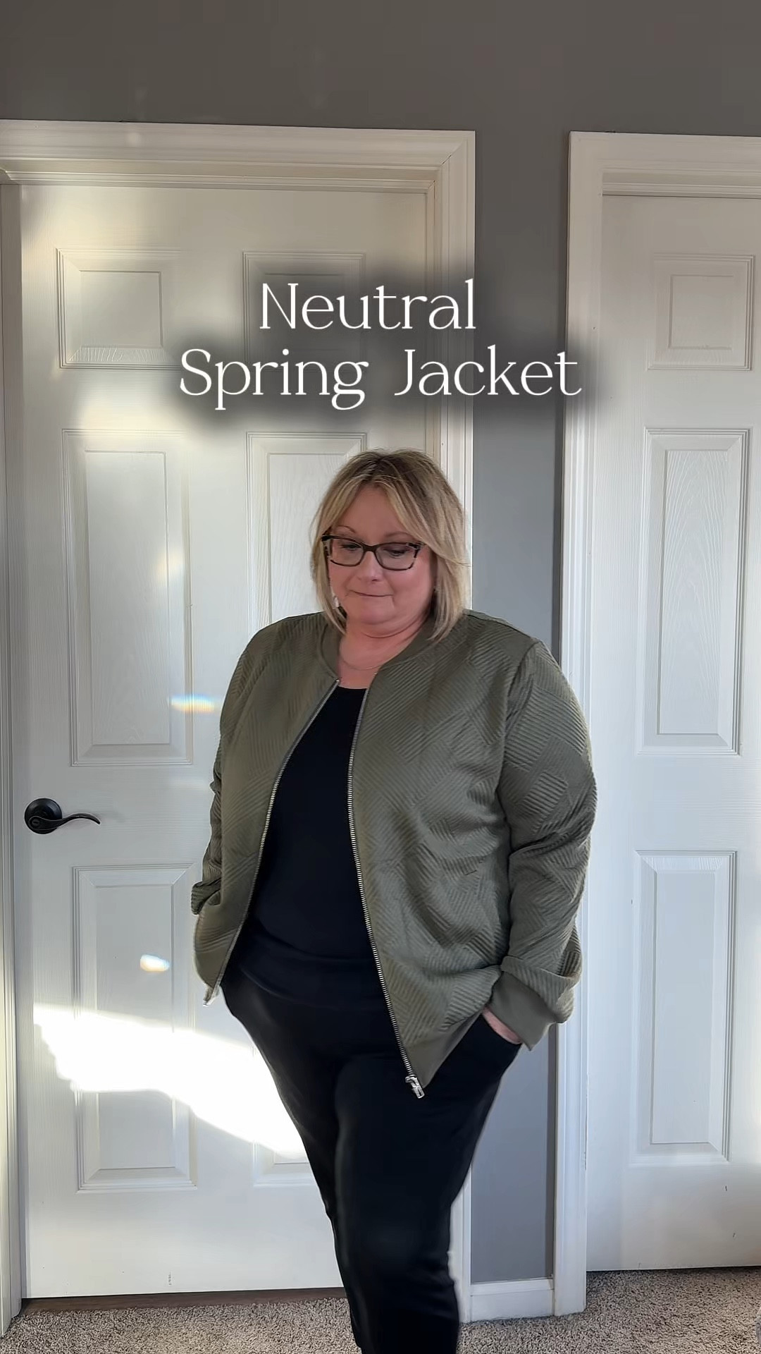 Neutral spring jacket from Amazon. It has pockets, is lightweight and easily dresses up or down. 

Neutral short zip up jacket, spring jacket, olive colored jacket, zip up jacket for spring, Amazon jackett

#LTKSeasonal