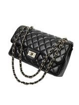 'Sofia' Quilted Faux Leather Chain Strap Bag (3 Colors) | Goodnight Macaroon