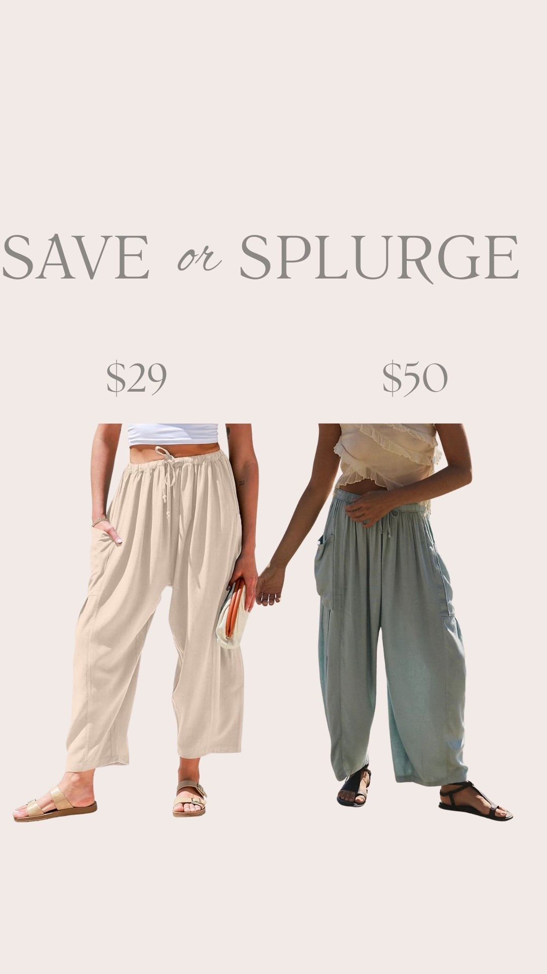 Save vs splurgee

#LTKSeasonal #LTKmomlife #LTKTravel