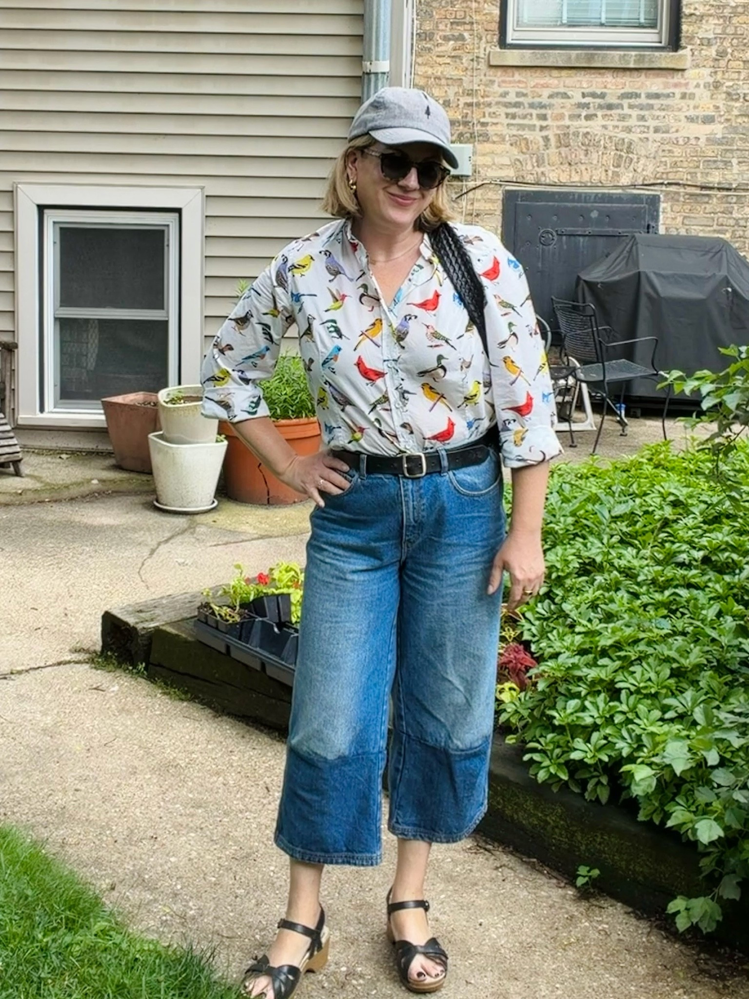 A little cooler today but I like it. I can’t link to the bird shirt on LTK, but it’s Lesley Evers.

#LTKootd #LTKOver40 #LTKMidsize