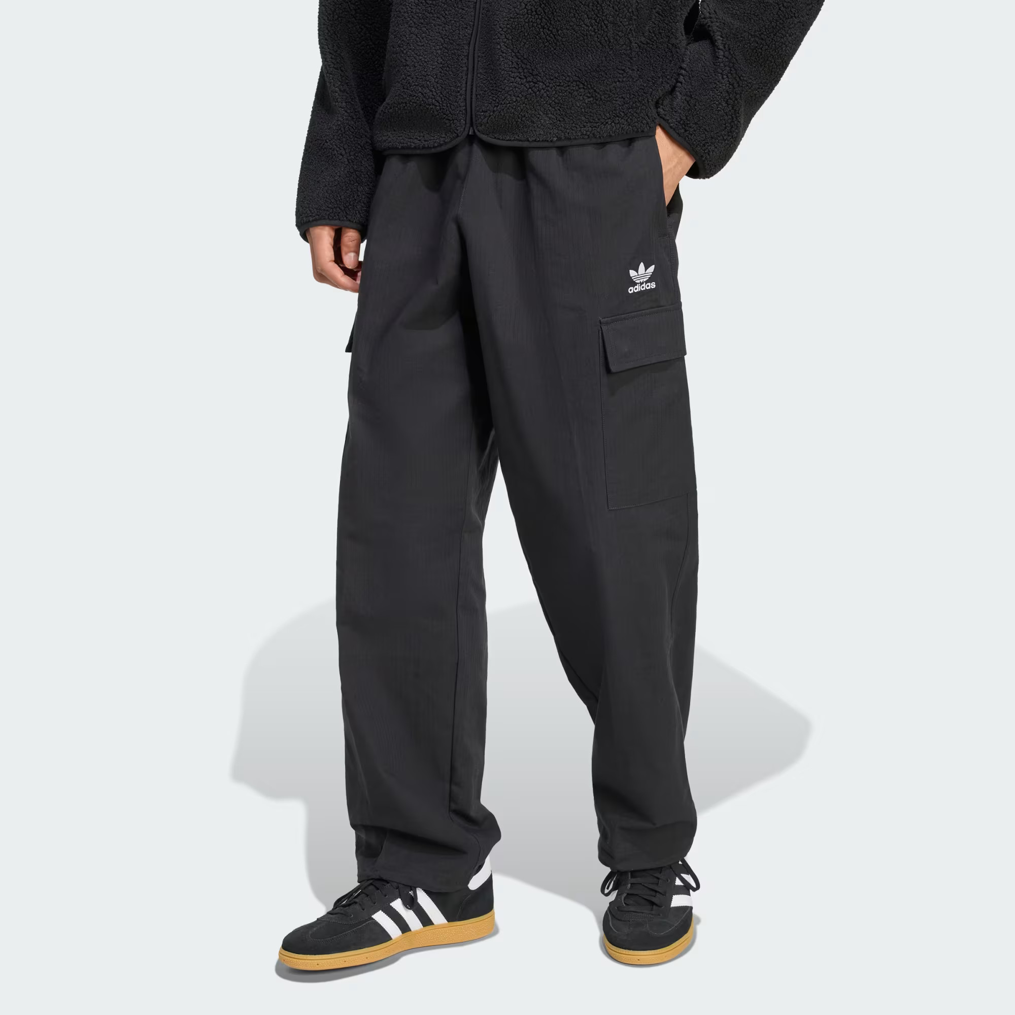 adidas Trefoil Essentials Woven - Black | Free Shipping with adiClub | adidas US | adidas (US)