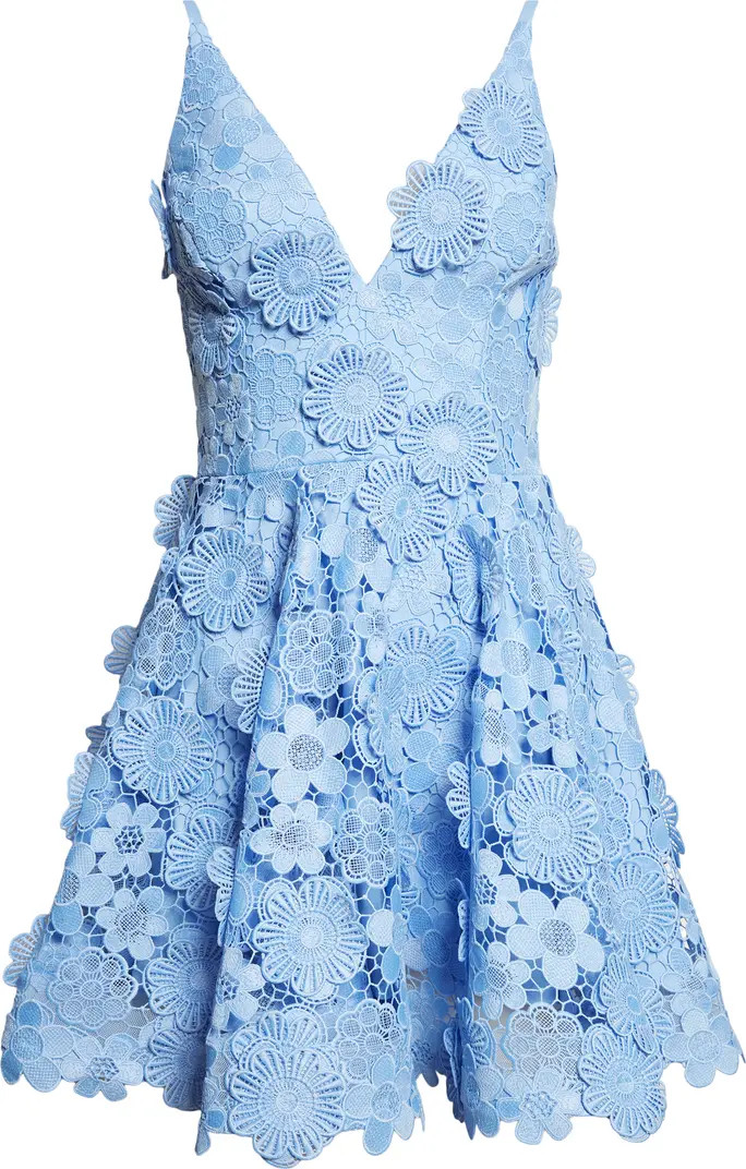 HELSI Blake Floral Appliqu\u00e9 Lace Cocktail Minidress | Nordstrom | Nordstrom
