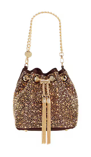 Mika Crystal Pouch in Chocolate | Revolve Clothing (Global)