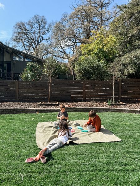 Lovvvvve our Gathre leather mat!!! Perfect for picnics, beach days, park play dates, home fun, you name it!! This is the Maxi size in “Thyme” and it’s the perfect size for picnics- our family of 5 all fits on it! 🙌🏻🫶🏼☀️🧺

#LTKfamily #LTKSeasonal #LTKhome