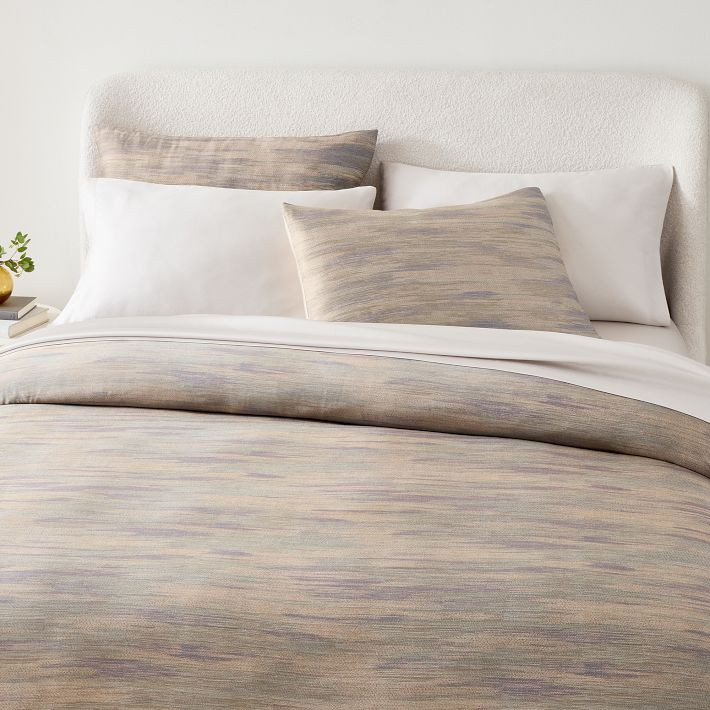 Silky TENCEL™ Striated Duvet Cover & Shams - Clearance | West Elm (US)