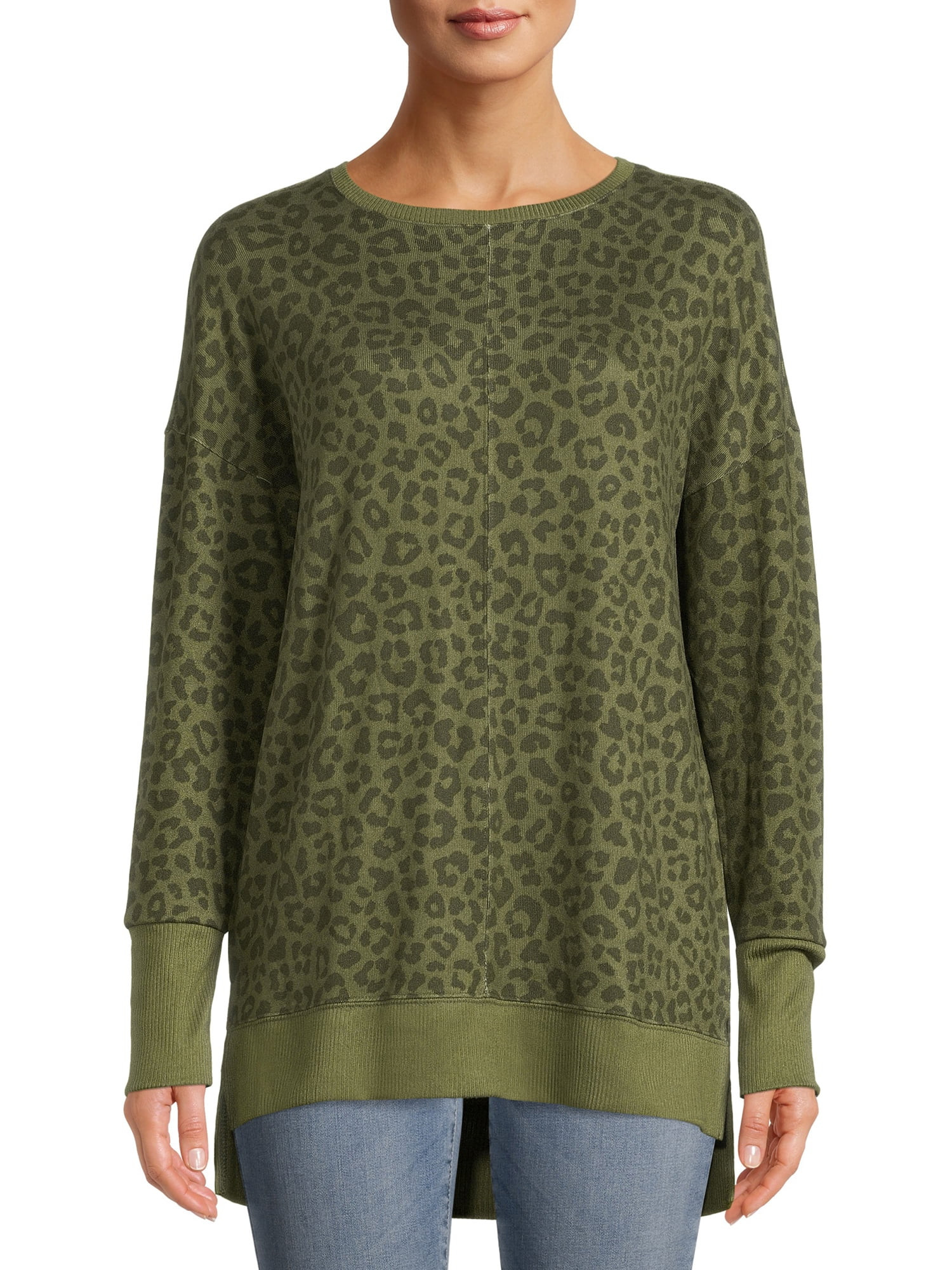 Time and Tru - Time and Tru Women's Hacci Tunic - Walmart.com | Walmart (US)