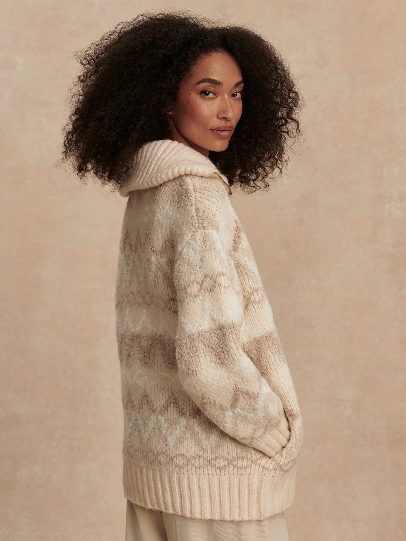 Brooke Fairisle Knit Jacket | Varley US