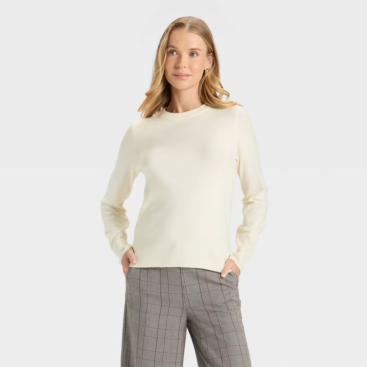 Women's Slim Fit Cozy Knit Pullover Sweater - A New Day™ | Target