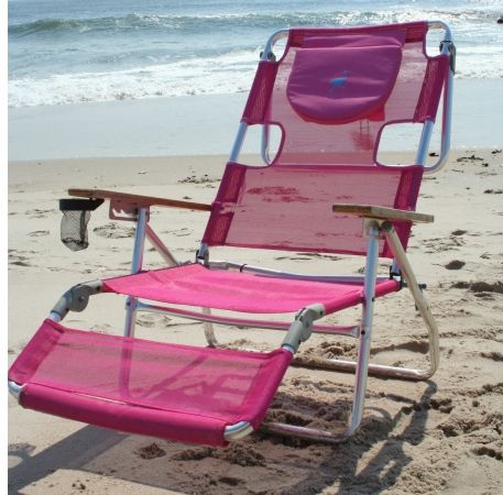 Deltess Corp 3N1 1001P Pink Ostrich 3-In-1 Beach Chair & Lounger Pack Of 3 | Unbeatable Sale