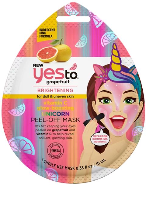 Yes To Grapefruit Brightening Vitamin C Glow Boosting Mud Mask - Single Use,  95% Natural Ingredi... | Walmart (US)