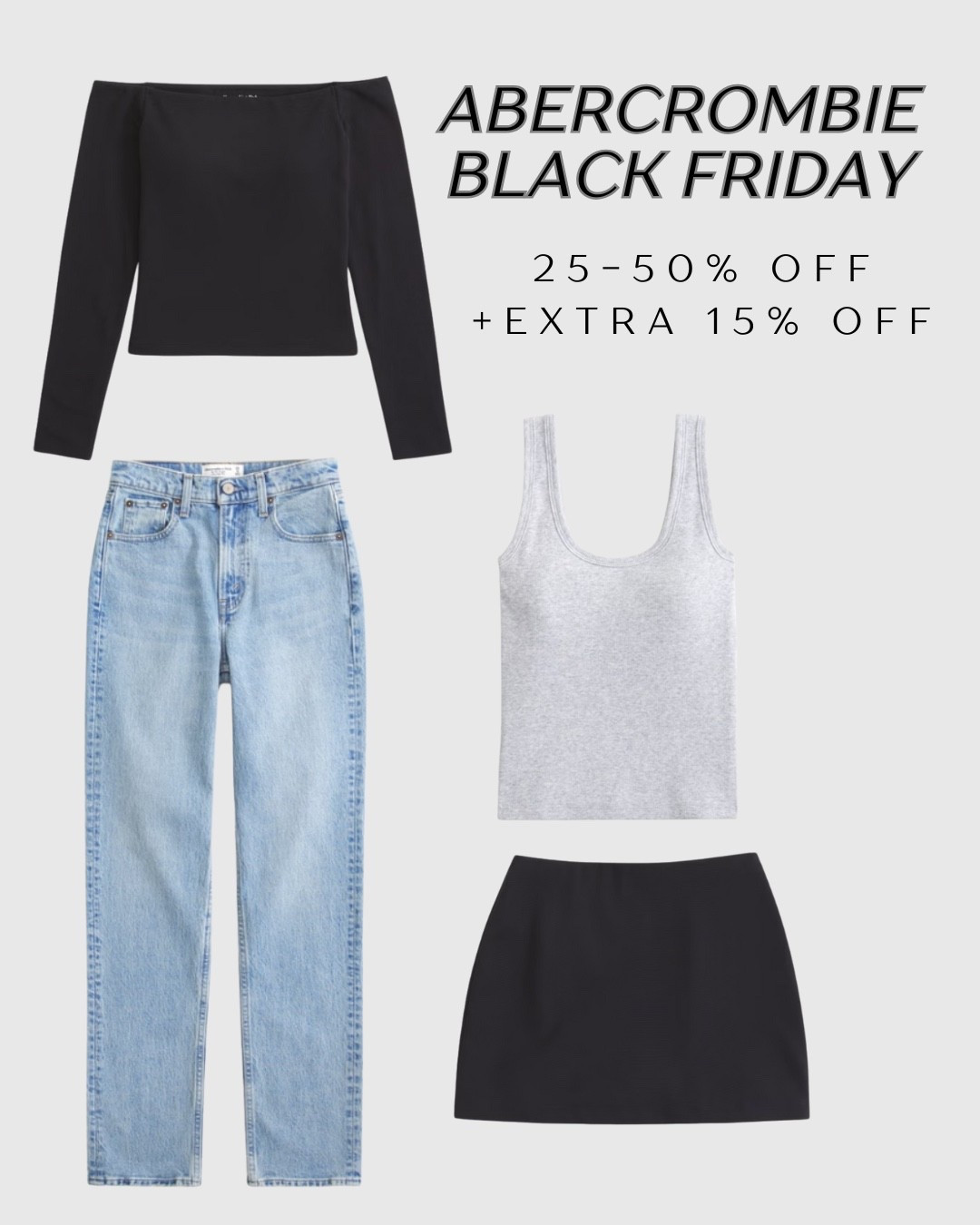 Realistic Abercrombie black friday order - what I actually ordered from the sale! This is the perfect time to stock up on some basics! Code CYBERAF will get you an extra 15% off on top of the 25-50% off!
 #abercrombie #blackfriday #abercrombiesale #abercrombieorder #ltkfashion #ltkstyle 