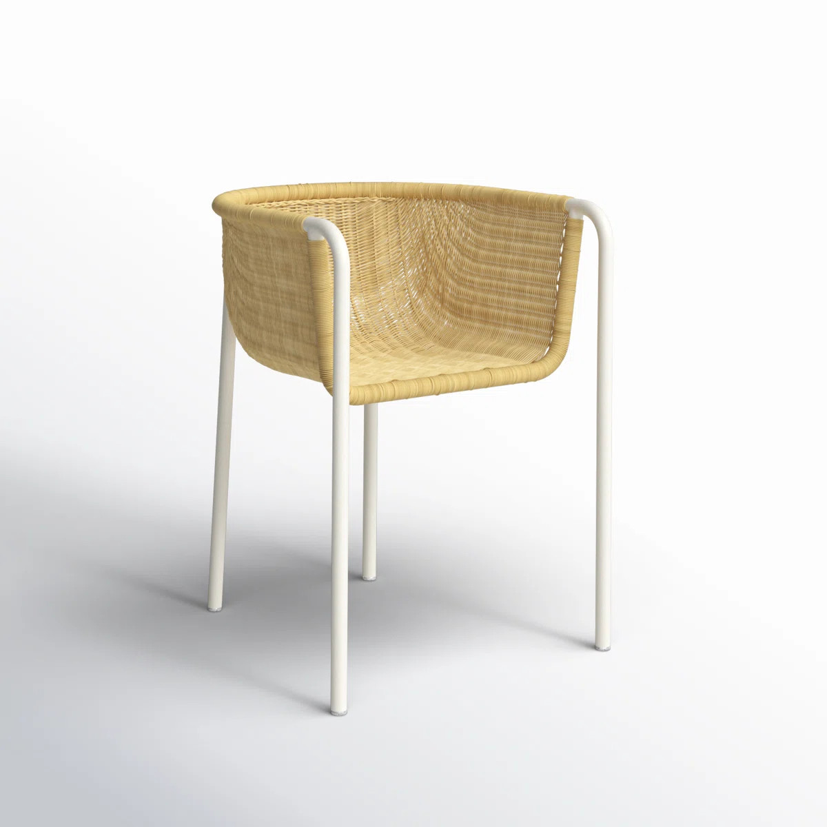 Catania Metal Outdoor Dining Armchair | AllModern