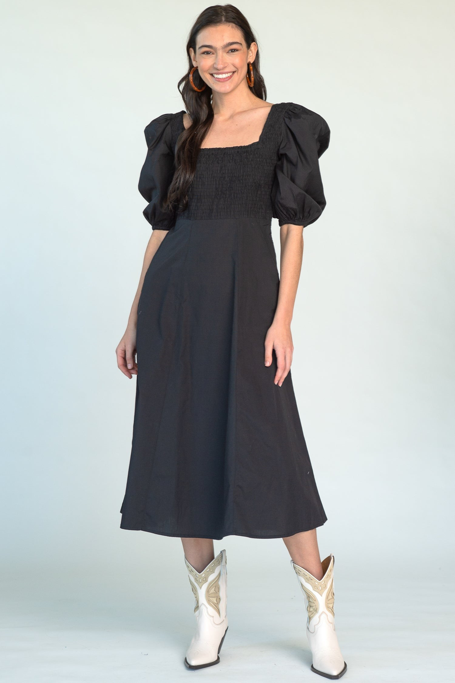 Bridget Dress in Black | Olivia James The Label