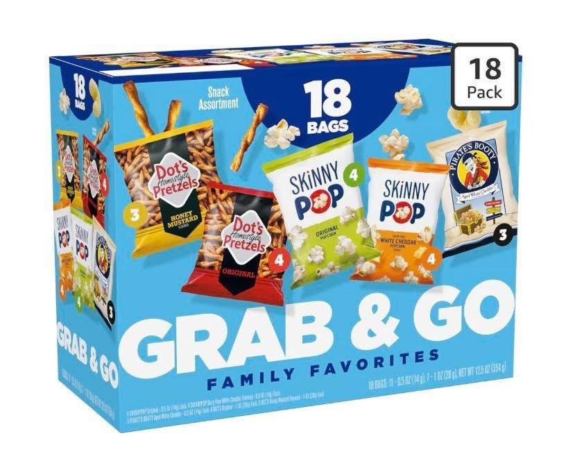 Back on sale!! 🍿 This sold out so quickly the other day, but it’s back and on sale!

SkinnyPop Family Favorites Variety Pack is down to only $9.97 today at Amazon! This includes SkinnyPop Original and Dairy Free White Cheddar Popcorn, Dot's Original and Honey Mustard Pretzels, and Pirate's Booty. (18 Count) Something for everyone - great healthier snack options! 

#LTKSaleAlert #LTKHome #LTKfoodie