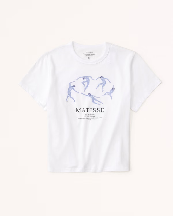 Women's Short-Sleeve Matisse Graphic Skimming Tee | Women's Tops | Abercrombie.com | Abercrombie & Fitch (US)