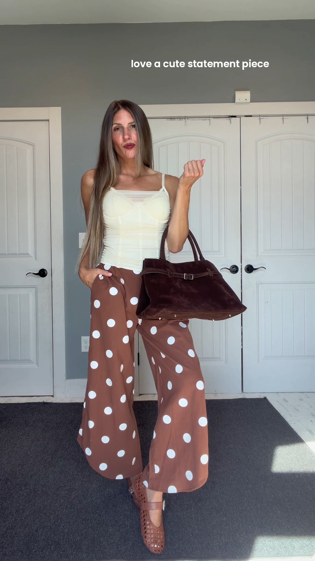Polka dots, corset tops, suede, I’m obsessed with it all!!

#LTKootd #LTKSeasonal #LTKgrwm