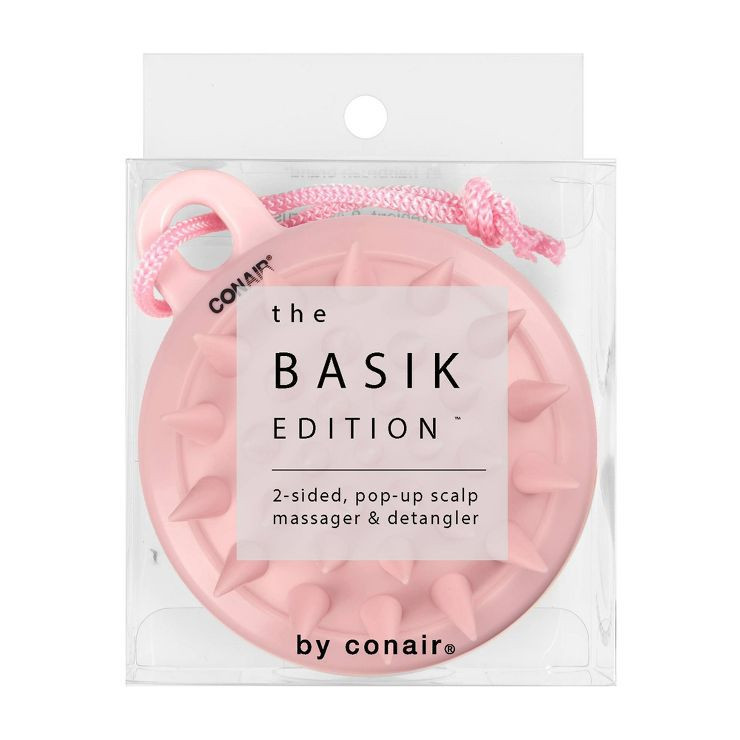 Conair Basik Edition Dual-Sided Pop-Up Scalp Care Massage and Detangle Hair Brush | Target