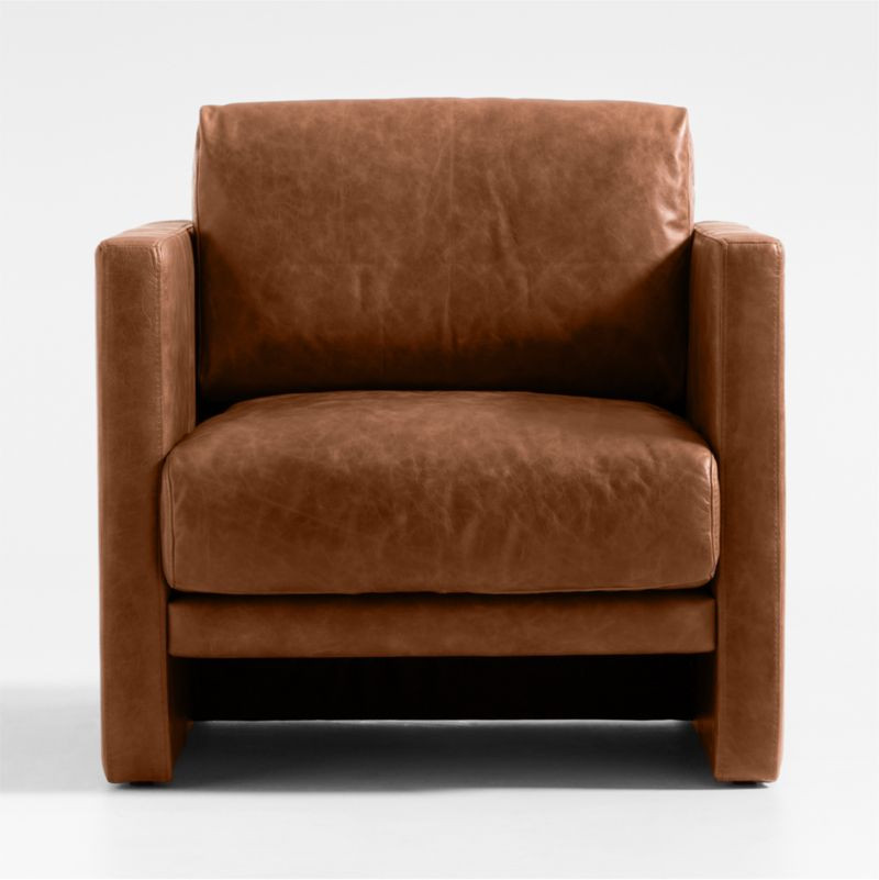 Aviator Leather Chair | Crate & Barrel | Crate & Barrel