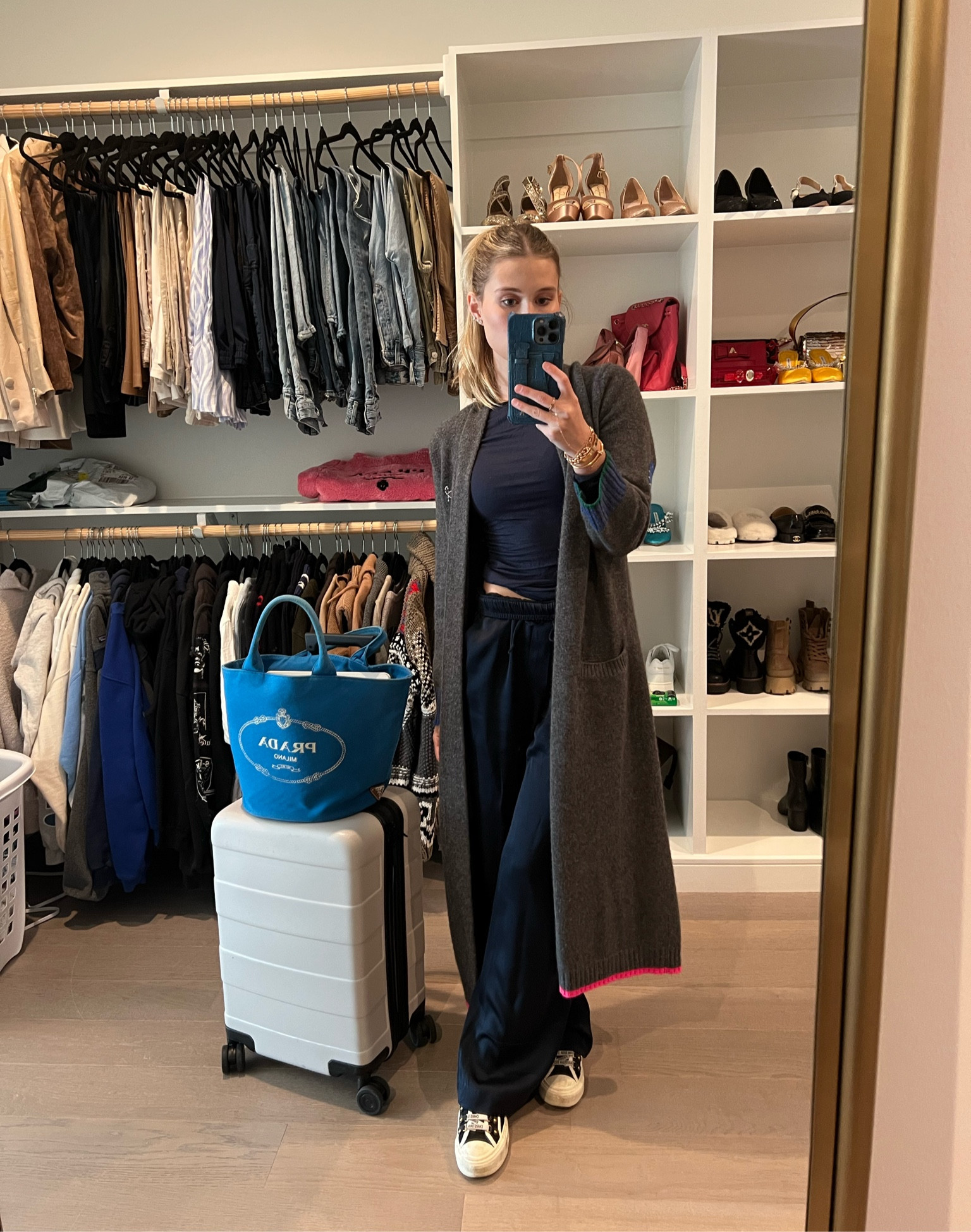 Jacket - Kerri rosenthal Patchwork Love Super Long Cardigan - Carbon 

#LTKGiftGuide #LTKCyberweek #LTKSeasonal