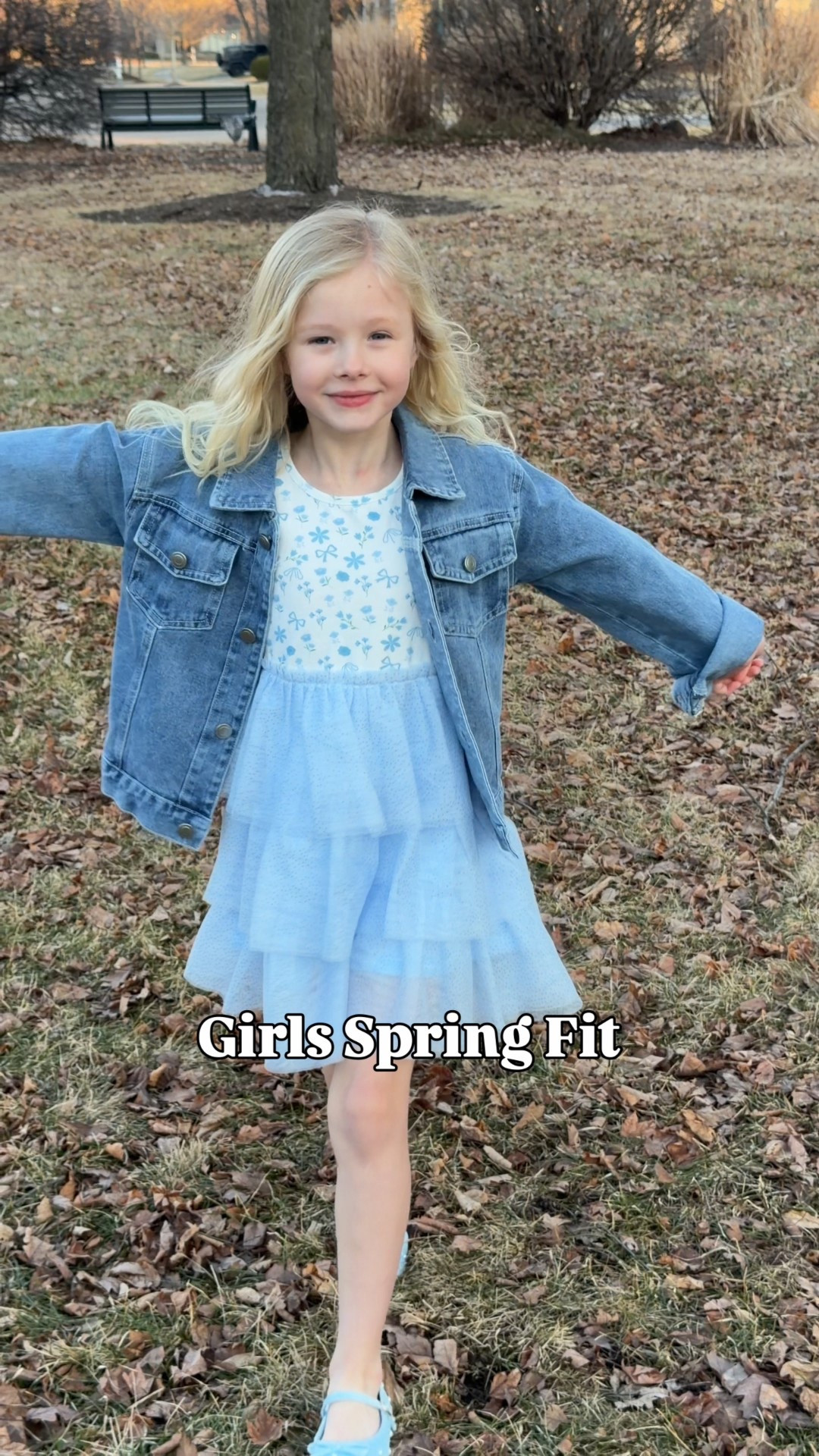 The twirl test approved 💙✨
This is the cutest little spring combo soft blue dress with a denim jacket for those cooler days. @Sweet Wink Perfect for family photos, Easter, or just playing outside feeling extra cute.

#ltkfamily #ltkkids #ltkspring #springoutfits #girlsoutfit #kidsfashion #springstyle #easteroutfit #kidsstyle #momlife #kidsclothes #springfit #denimjacket #tutudress #kidswear #familylooks #springvibes #outfitinspo #ltkstyle #kidsfashioninspo

#LTKootd #LTKKids #LTKSaleAlert