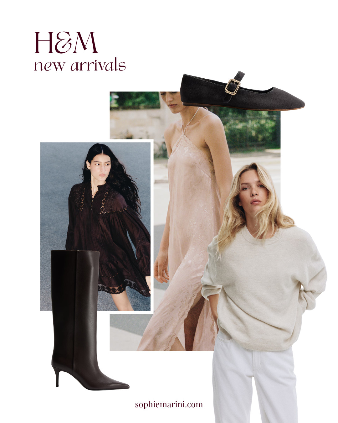 H&M's new arrivals are giving major fall wardrobe refresh energy 🍂🛒everything linked. Comment SHOP and I'll DM the details 💌

Lace dresses, knee-high boots, cozy knits, and a doctor bag I can't stop thinking about. This drop has that easy, budget-friendly transition-into-fall feel — mix the pink lace dress with the knee-high boots for an instant outfit.

[H&M new arrivals, H&M fall 2026, affordable fall fashion, lace dress, knee high boots, cardigan]
#hmfashion #fallnewarrivals #budgetfriendlyfashion 

 