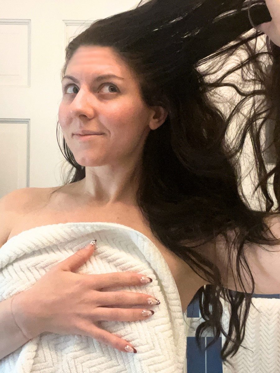 when you actually take care of yourself it shows 🫶 #AussieHairPartner - what’s your favorite part of your self-care routine - comment below ⬇️

✨ this lineup from aussie has truly brought a whole new level of shine to my hair and i LOVE it! 

@influenster @aussiehaircare #complimentary #aussomehair #thebananniediaries 

shampoo and conditioner from the drugstore, affordable haircare, affordable hair products, hair stylers, detangler spray, heat protectant spray, aussie haircare products, drugstore beauty products that work, fresh scented shampoo, products that make hair smell amazing