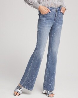 Girlfriend Embellished Flare Jeans | Chico's