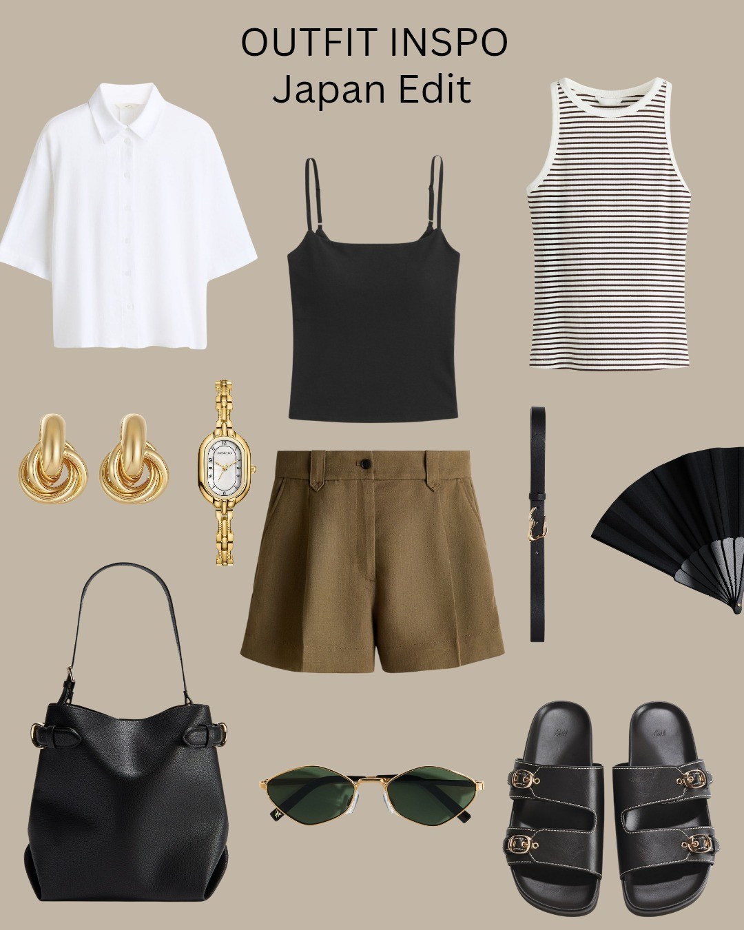 Summer /Japan trip outfit inspo. #japan#outfit#travel

