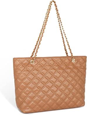 Montana West Shoulder Handbags for Women Quilted Tote Purse Ladies Designer Satchel Hobo Bag with... | Amazon (US)