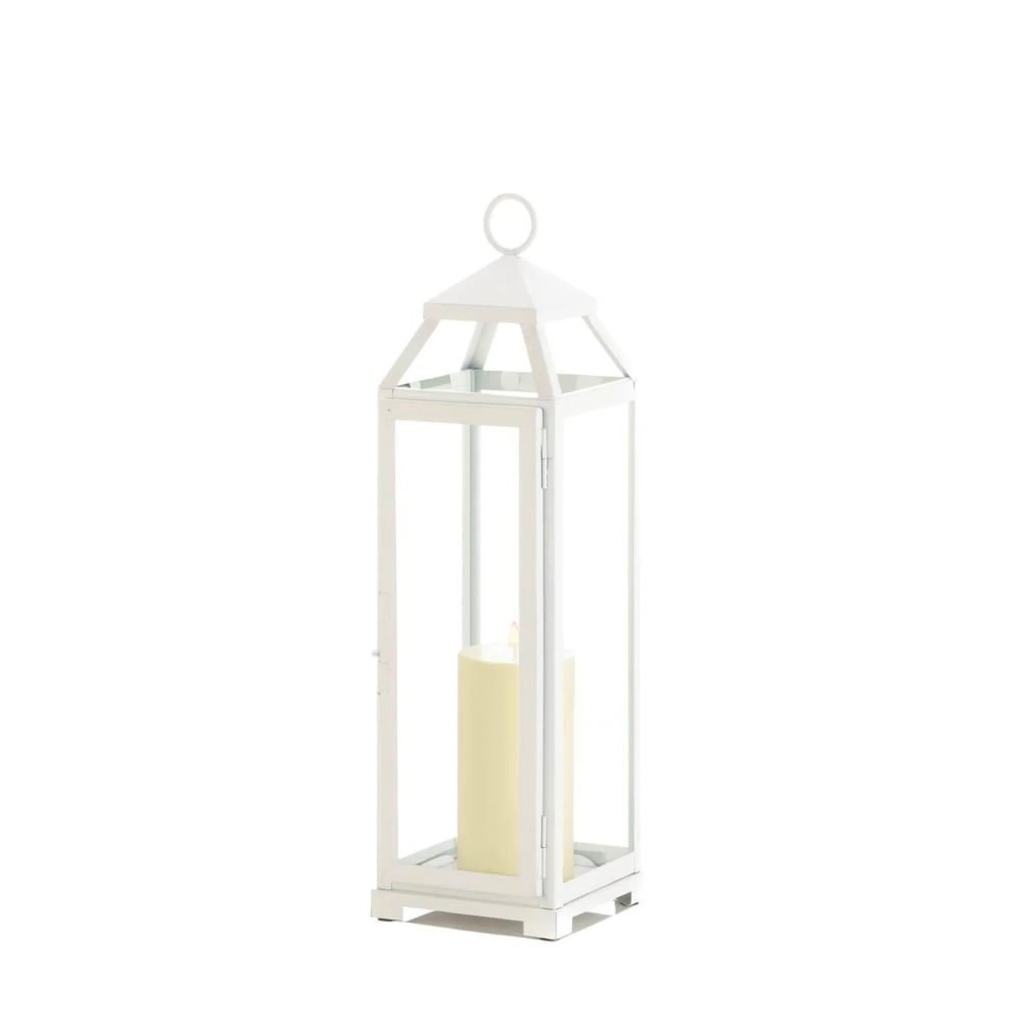 LARGE COUNTRY WHITE OPEN TOP LANTERN | Walmart (US)
