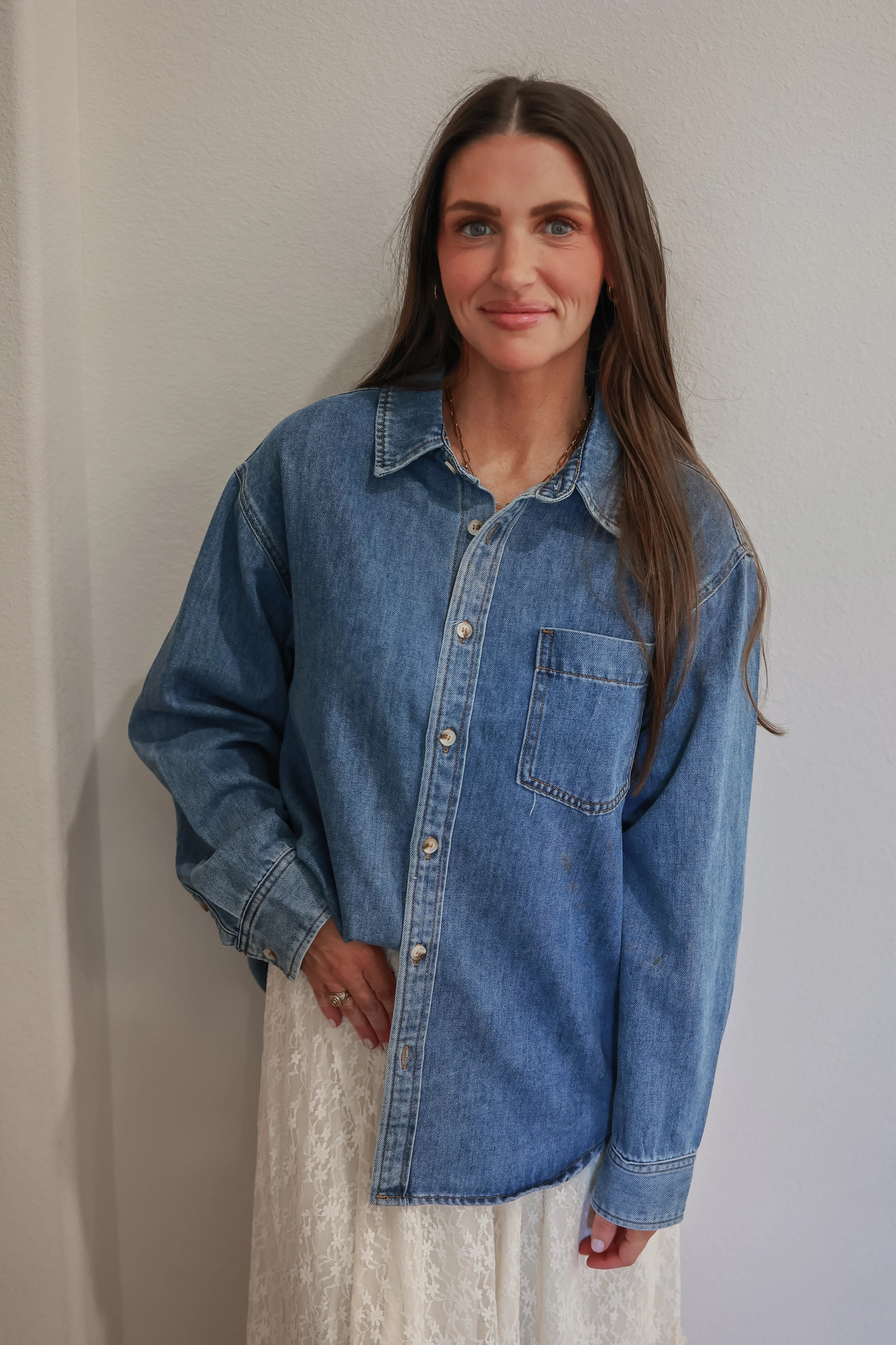 THE LUKE DENIM TOP | SHOP HARCO