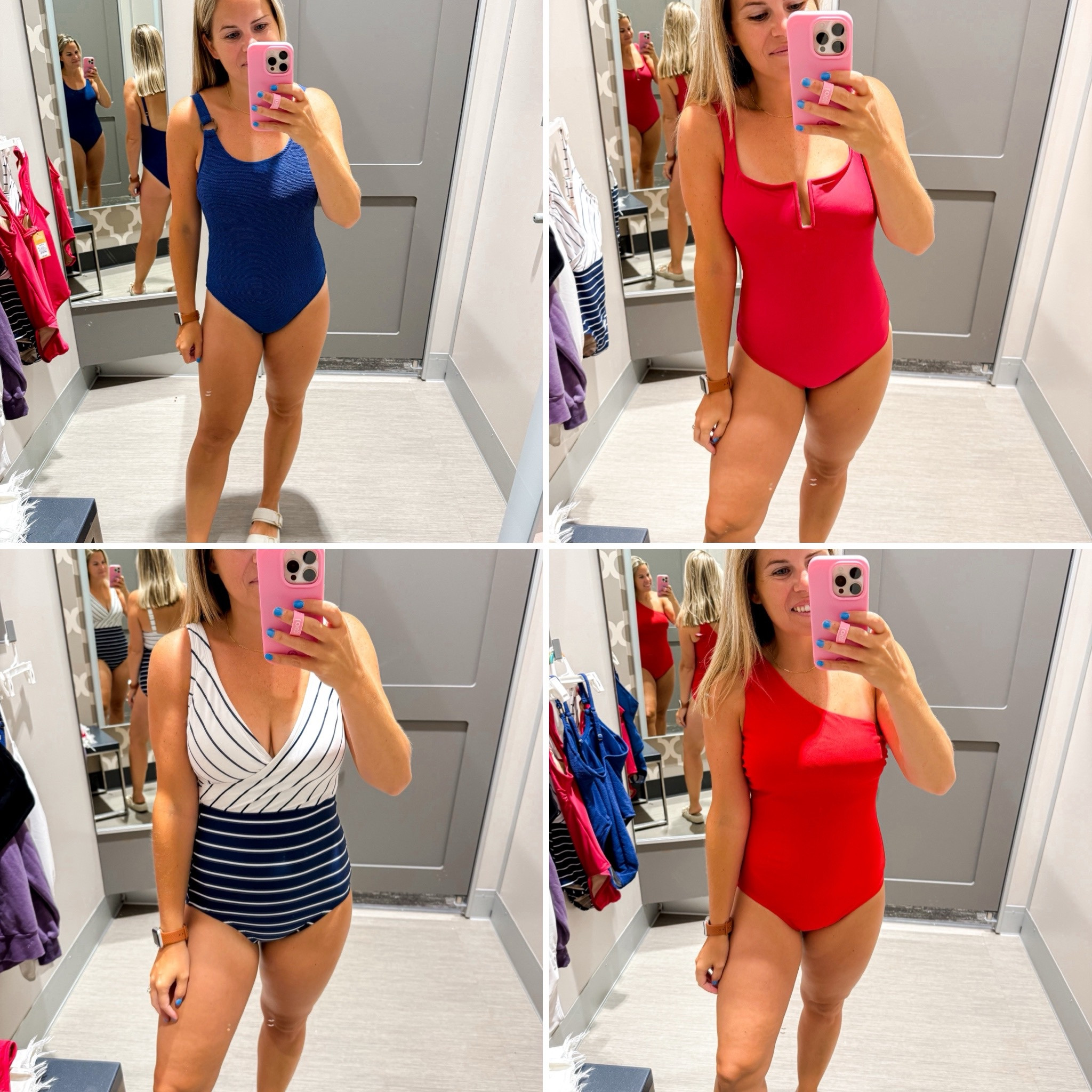 One piece bathing suits, target style, women’s bathing suits, 4th of July bathing suits, full coverage swimsuits, mom bathing suits
Size small in all


#LTKSwim #LTKSeasonal #LTKSummerSales