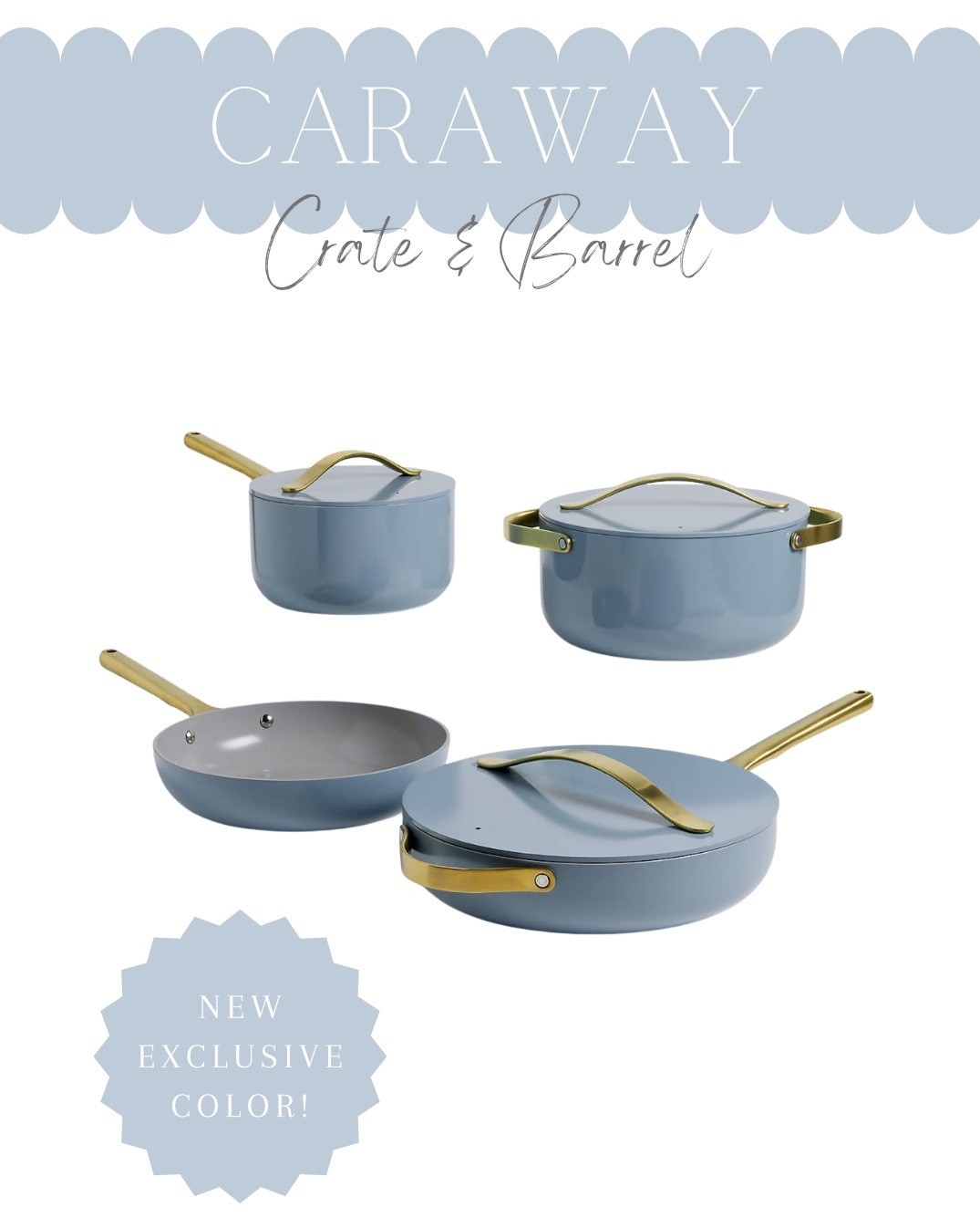 New exclusive Caraway color!

Blue nonstick cookware, blue ceramic cookware, coastal kitchen, blue and white kitchen, coastal decor, Christmas gift ideas, Holiday entertaining 

#LTKHome #LTKStyleTip #LTKSeasonal