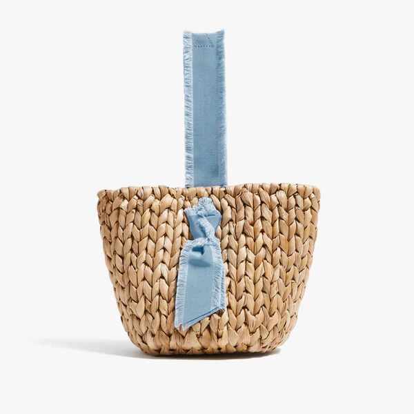 Petite Isla Bahia Basket Cornflower Blue | Pamela Munson
