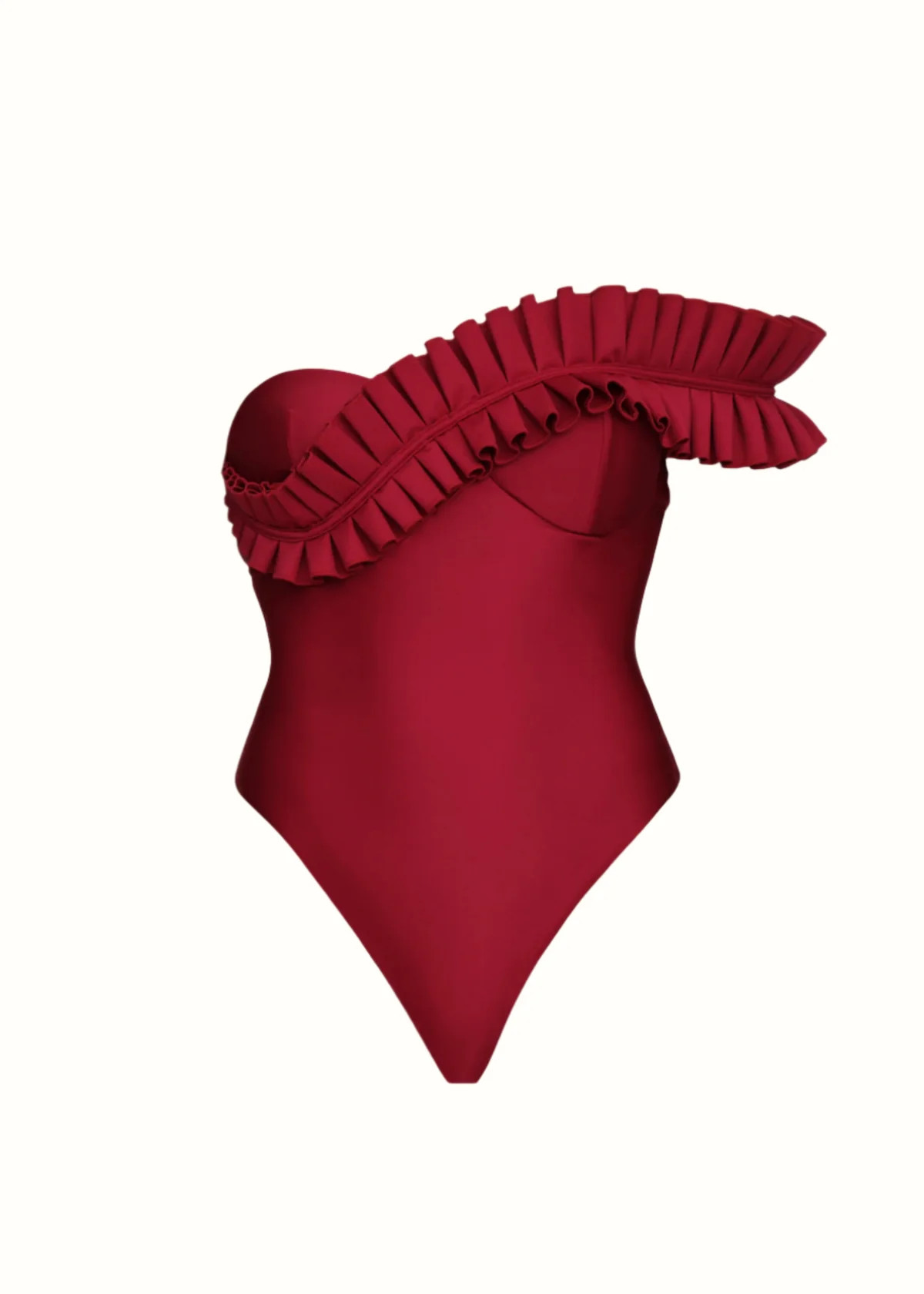 NISI ONE PIECE SWIMSUIT - WINE | ANDREA IYAMAH