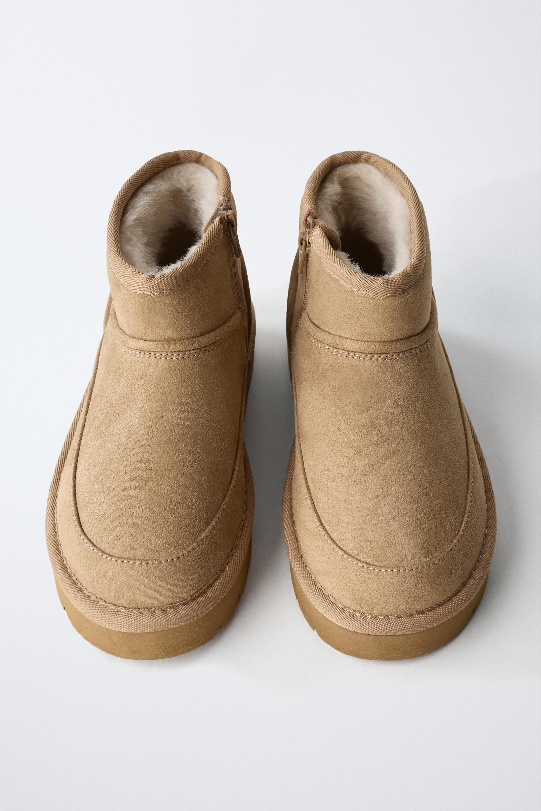 LINED ANKLE BOOT | Zara US