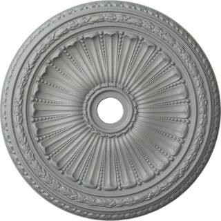 35-1/8" x 4-7/8" ID x 2-1/2" Viceroy Urethane Ceiling (Fits Canopies up to 4-7/8"), Primed White | The Home Depot