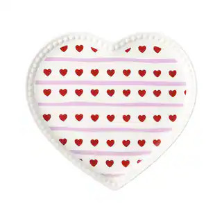10" Heart Ceramic Plate by Celebrate It™ in Red | Michaels® | Michaels Stores