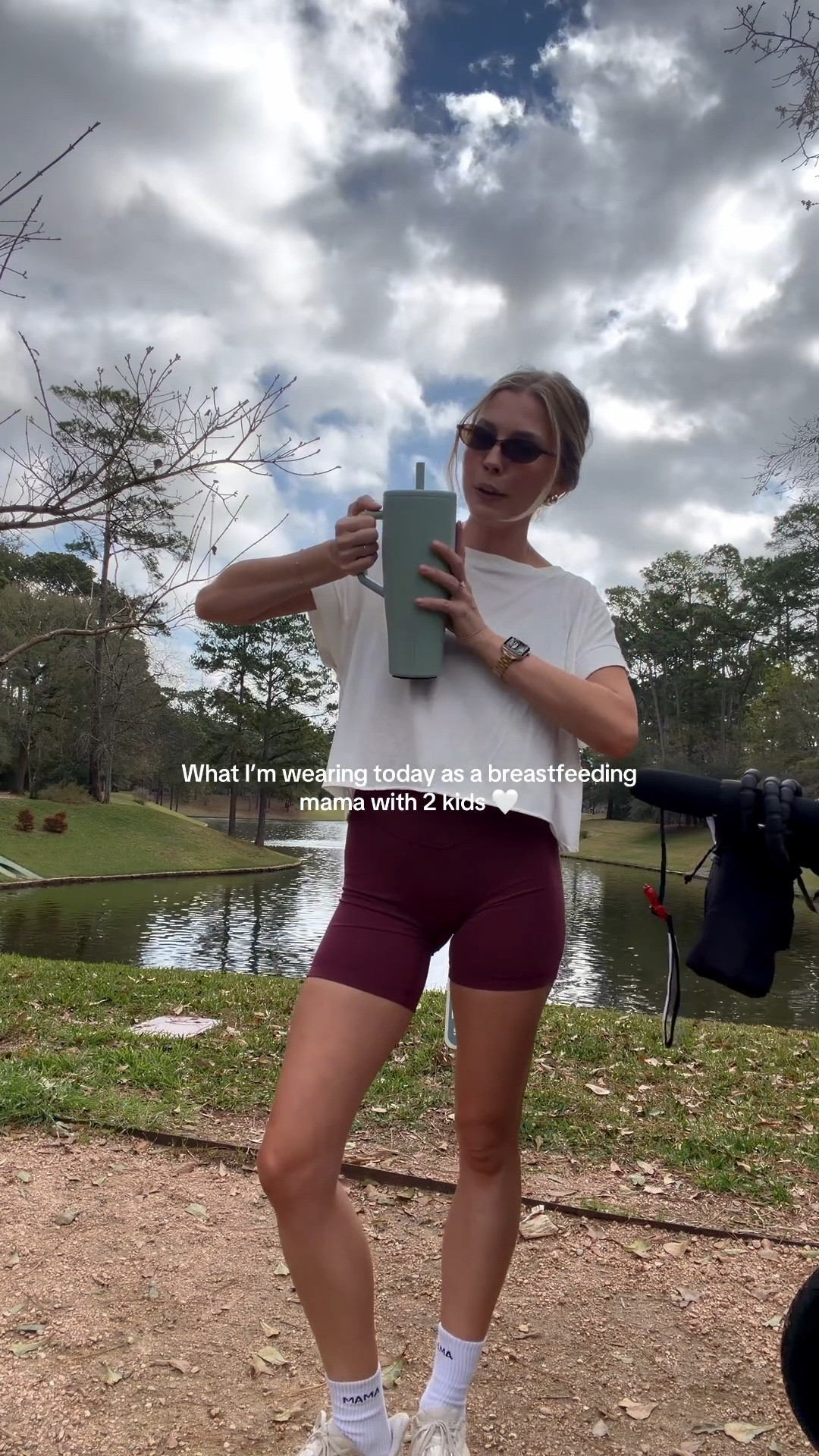 Mom walk outfit - size S in everything 

#LTKmomlife #LTKfitnessgoals #LTKootd