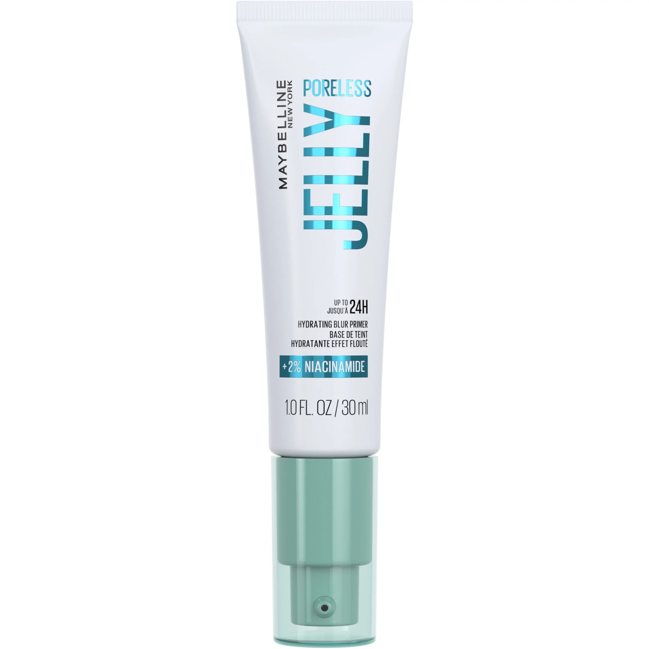 Maybelline Poreless Jelly Hydrating Blur Primer with 2% Niacinamide, Clear, 1 fl oz | Walmart (US)
