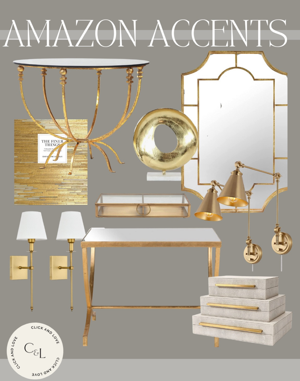 Amazon Accents ✨


Amazon decor, Amazon home finds, accessories, accent decor, gold accents, budget friendly decor, vase, accent pillow, throw blanket, art, bookends, shelf decor, coffee table decor, modern home decor, traditional home finds, office, entryway, living room

#LTKhome #LTKunder50 #LTKstyletip