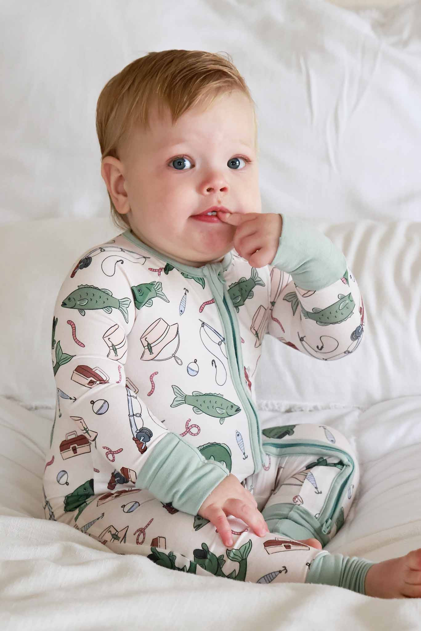 Convertible Bamboo Zip Romper | Off the Hook | Caden Lane