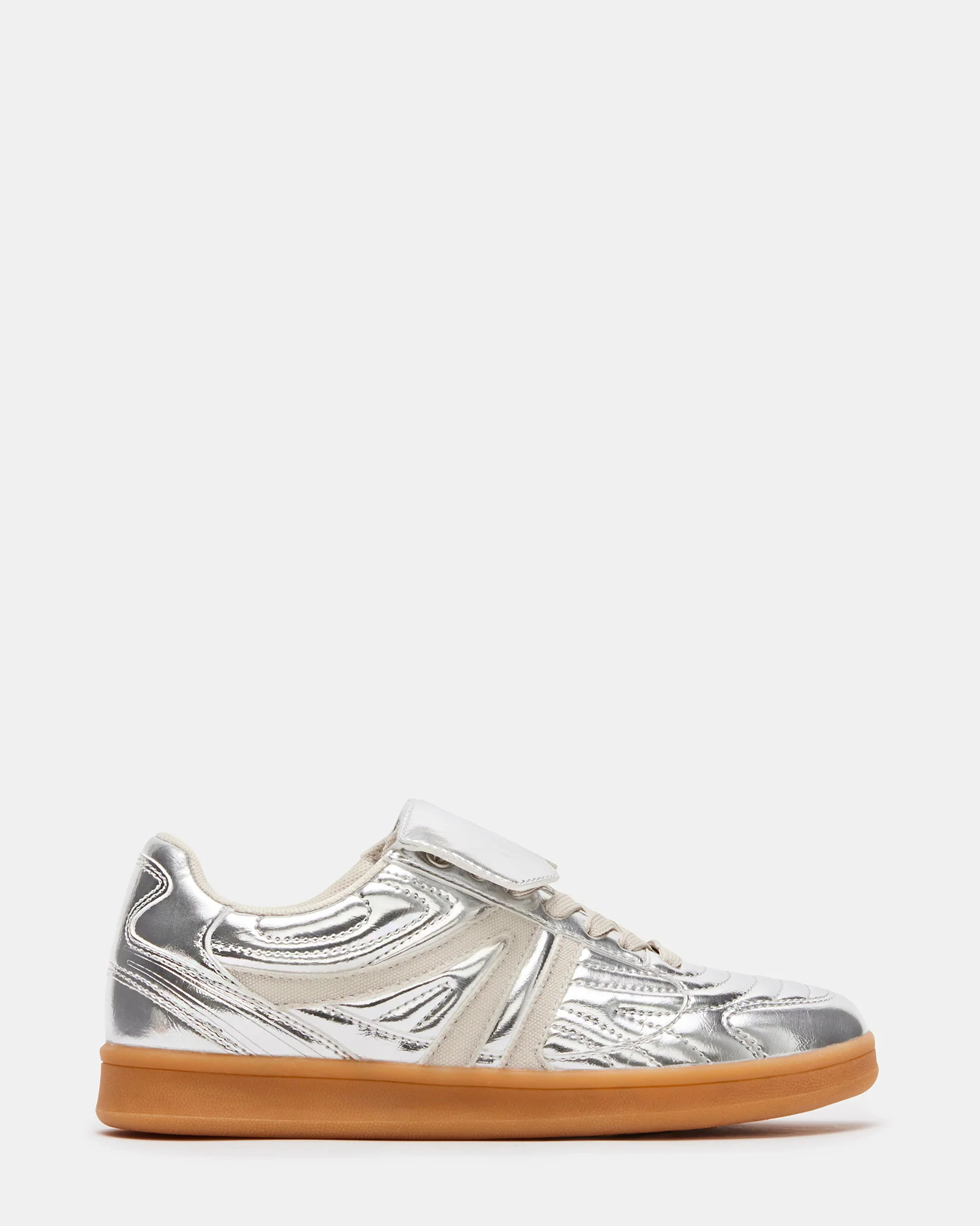 MADRID Silver Low-Top Sneaker | Women's Sneakers | Steve Madden (US)