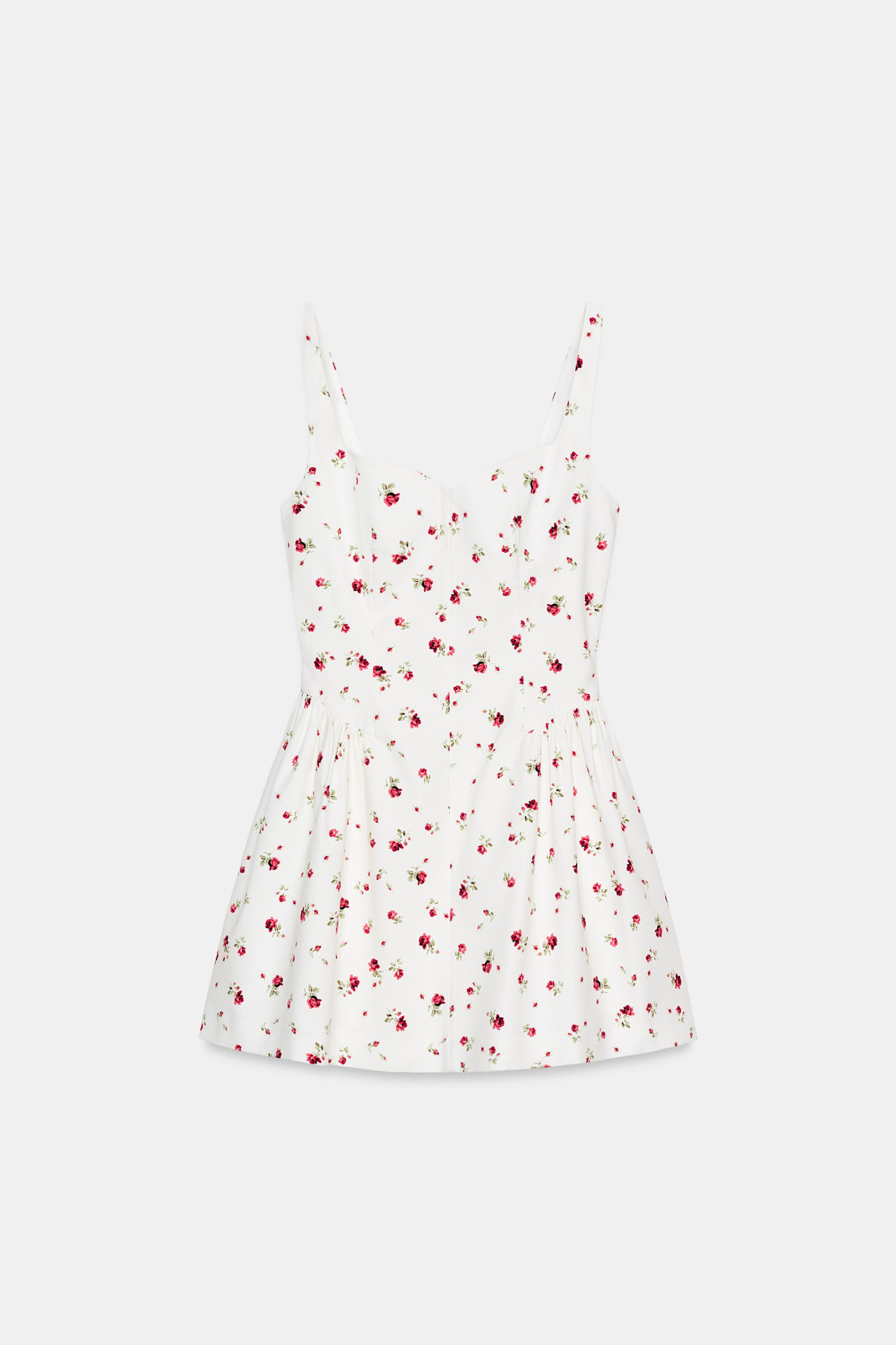 FLORAL PRINT VOLUME DRESS | Zara US