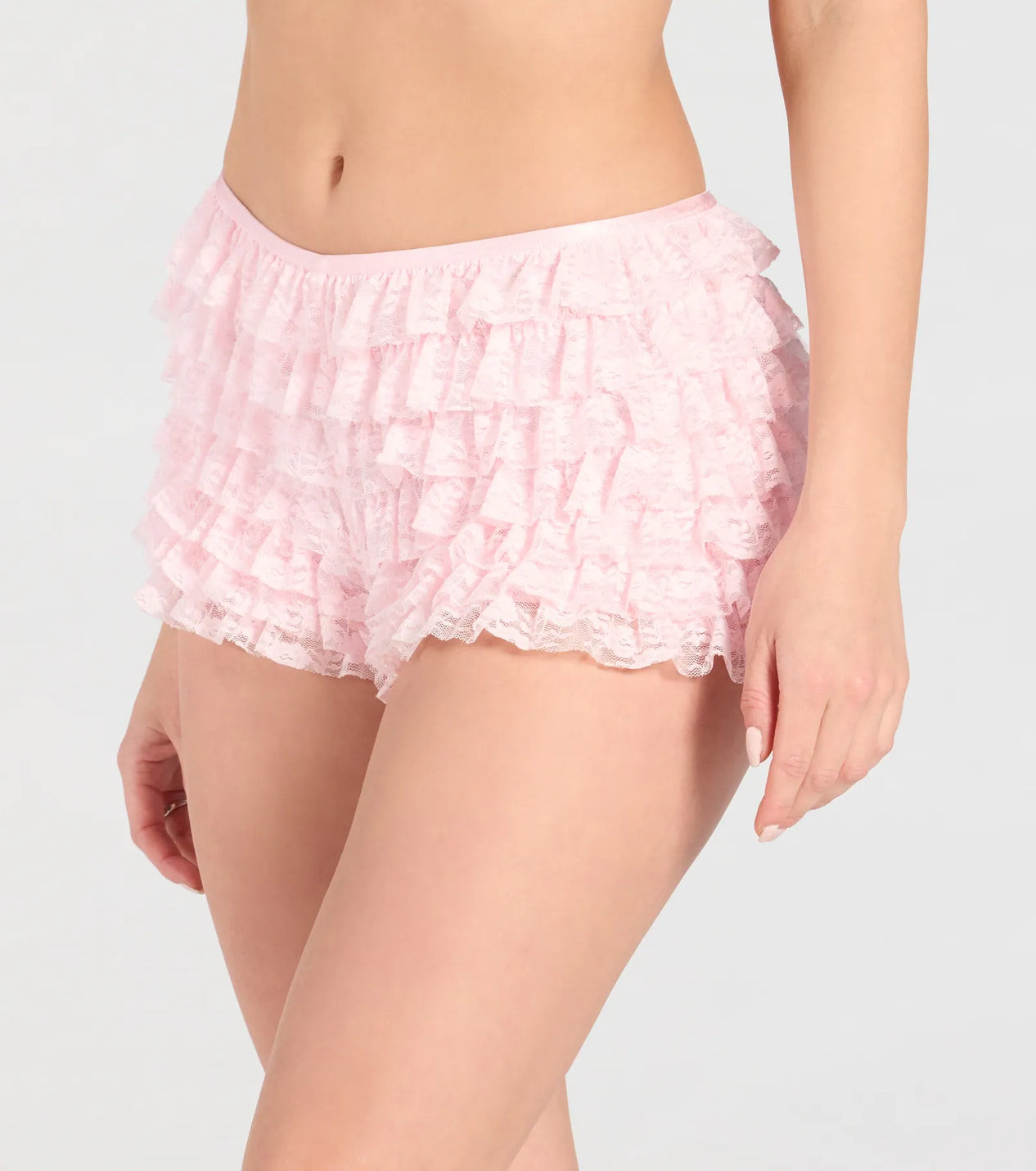 Chic Fairytale Tiered Lace Hot Shorts | Windsor Stores
