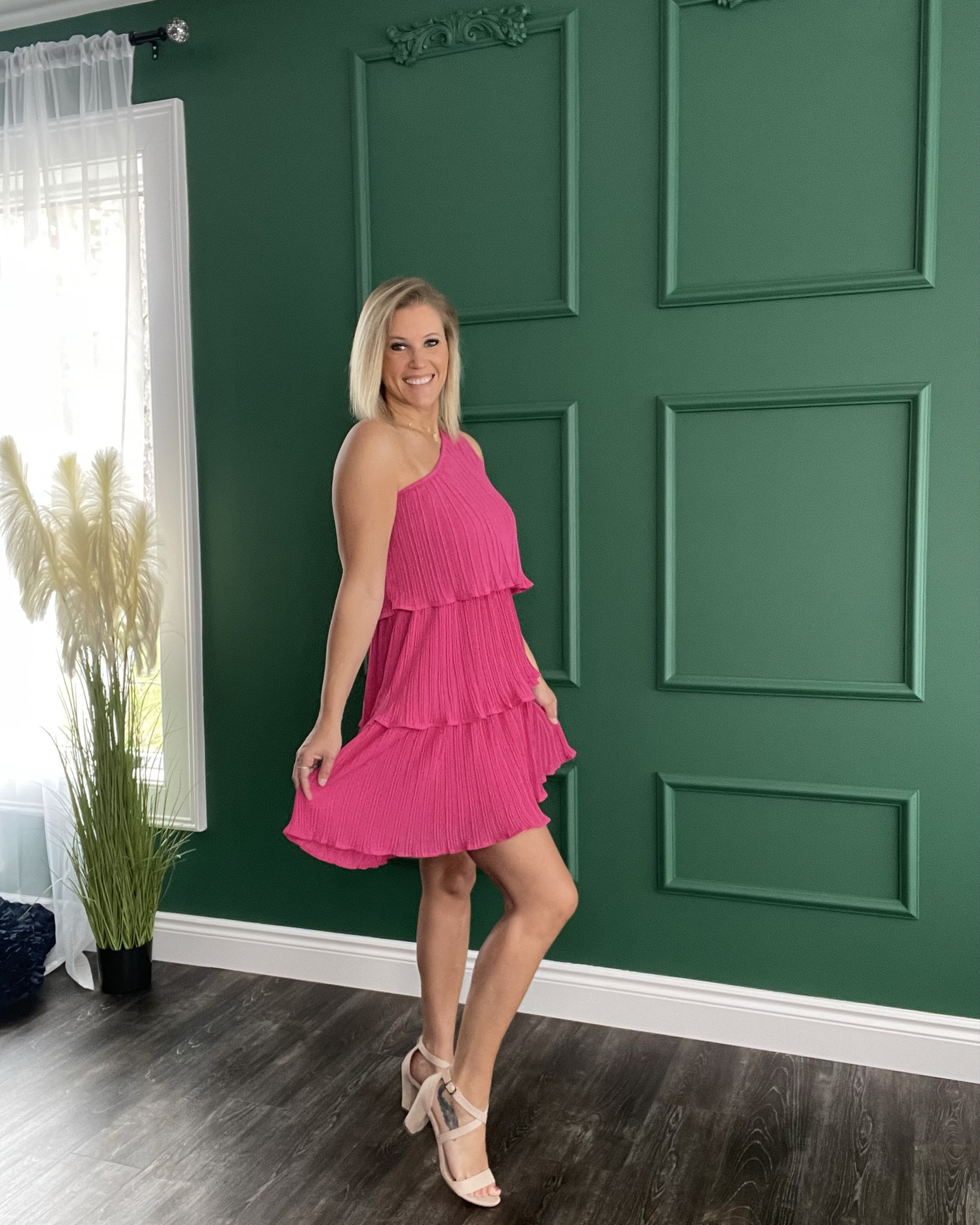 Wedding Season is so close! This dress is so perfect for spring and summer weddings! The one shoulder is always a favorite of mine and the ruffle layers make this so cute & flattering on everyone! The movement of it is awesome & it’s lined so it’s not see through, but still airy for those hot summer days! This dress is also bump-friendly! It’s a must see!

#LTKfindsunder50 #LTKbump #LTKover40