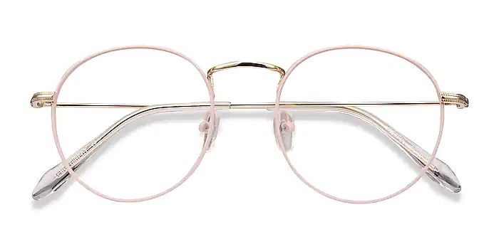 Wistful Round Matte Pink Glasses for Women | EyeBuyDirect | EyeBuyDirect.com