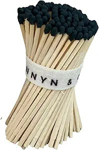 4 inch Long Matches | 100pk- Bulk Matches | Long Wooden Matches | Black Matches | Fancy Matches |... | Amazon (US)